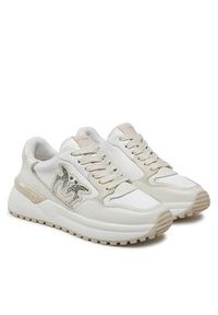 Pinko - PINKO Sneakersy Gem 07 SS0055 P073 Biały. Kolor: biały. Materiał: materiał