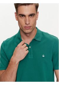 United Colors of Benetton - United Colors Of Benetton Polo 3089J3179 Zielony Regular Fit. Typ kołnierza: polo. Kolor: zielony. Materiał: bawełna #4