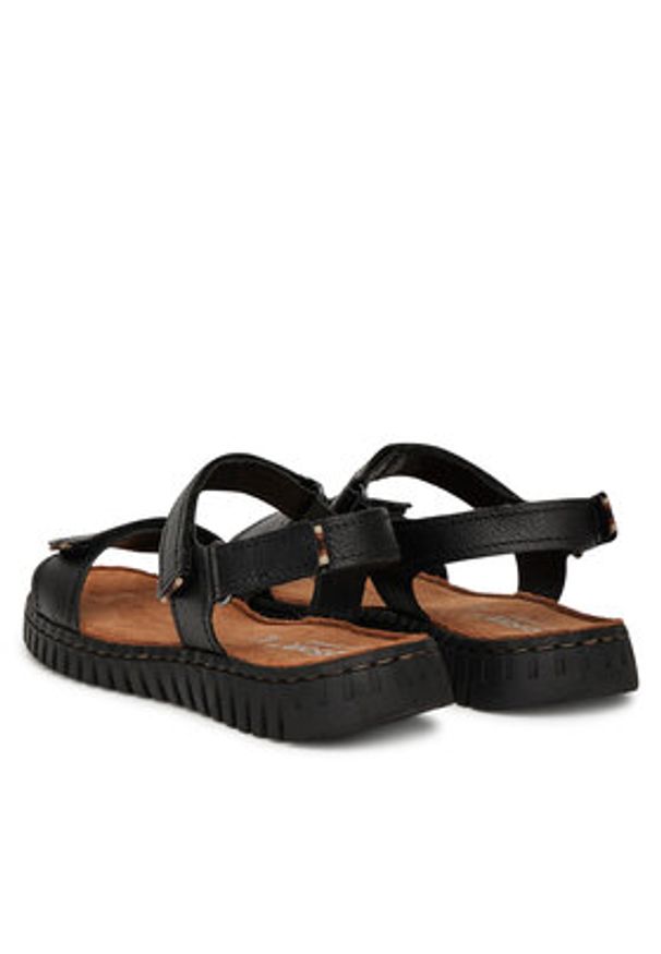 Go Soft Sandały WB-ULE-01 Czarny. Kolor: czarny. Materiał: skóra. Styl: street