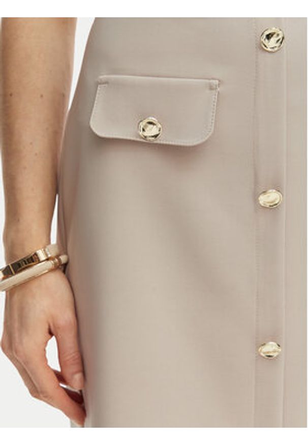 Rinascimento Spódnica ołówkowa CFC0128271003 Beżowy Slim Fit. Kolor: beżowy. Materiał: syntetyk