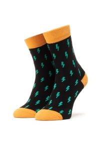 Dots Socks - Skarpety Wysokie Unisex DOTS SOCKS - DTS-SX-406-C Czarny. Kolor: czarny. Materiał: materiał, bawełna, elastan, poliamid #1