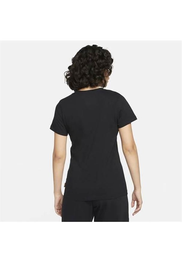 Koszulka treningowa damska Nike DR8977010. Kolor: czarny. Materiał: bawełna. Długość rękawa: krótki rękaw. Długość: krótkie