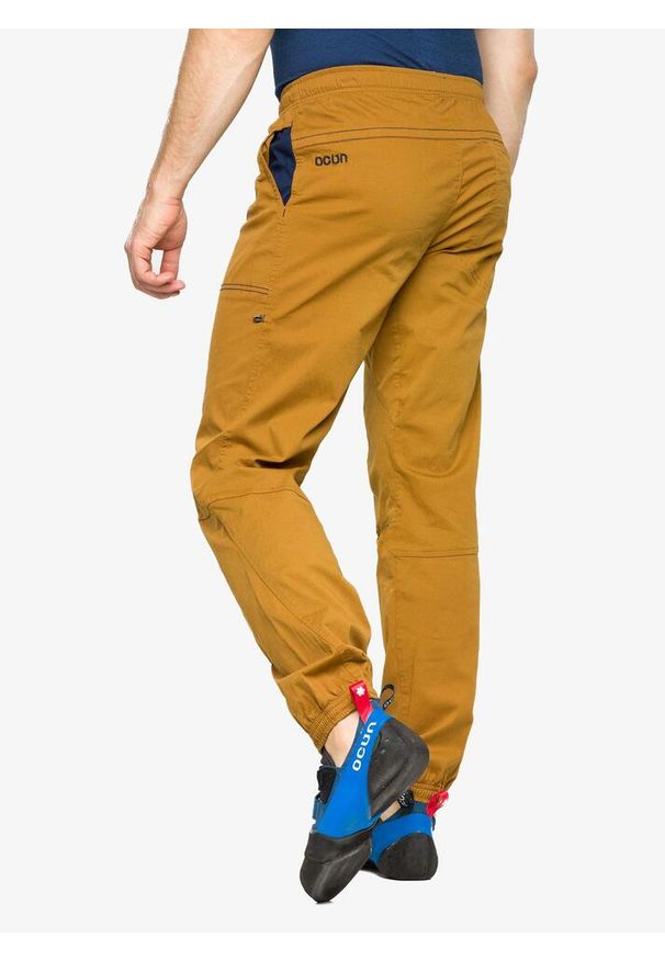 OCUN - Spodnie wspinaczkowe męskie Ocun Jaws Pants. Kolor: brązowy