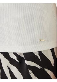 Morgan Bluzka 261-DAMOUR Biały Slim Fit. Kolor: biały. Materiał: wiskoza #3