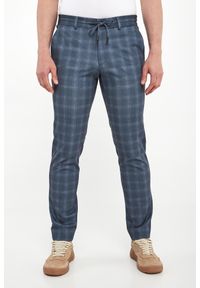 Karl Lagerfeld - Spodnie męskie w kratkę KARL LAGERFELD. Wzór: kratka #3