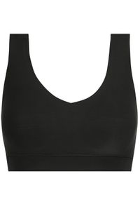 Chantelle Biustonosz top Soft Stretch C16A10 Czarny. Kolor: czarny. Materiał: syntetyk