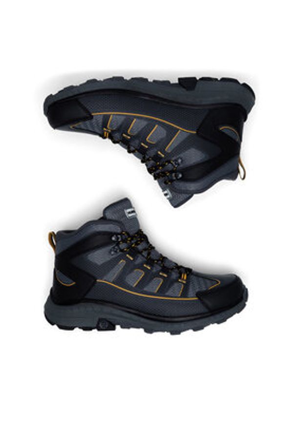 Hunter Trekkingi PEAK RT MID WP Szary. Kolor: szary. Materiał: materiał. Sport: turystyka piesza