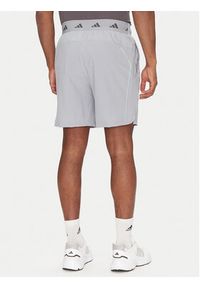 Adidas - adidas Szorty sportowe Tech JM4178 Szary Regular Fit. Kolor: szary. Materiał: syntetyk