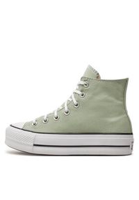 Converse Trampki Chuck Taylor All Star Lift HI A03541C Zielony. Kolor: zielony #5