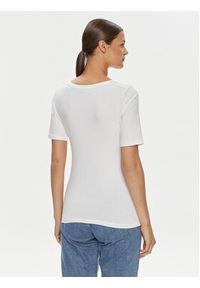 GANT - Gant T-Shirt 4203491 Biały Slim Fit. Kolor: biały. Materiał: bawełna