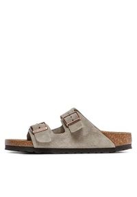 Birkenstock Klapki Arizona Bs 51463 Szary. Kolor: szary. Materiał: skóra, zamsz #6