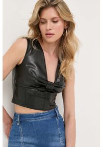 Guess top damski kolor czarny. Kolor: czarny #1