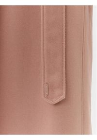 Calvin Klein Płaszcz wełniany K20K205496 Beżowy Regular Fit. Kolor: beżowy. Materiał: wełna