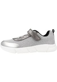 Geox - Buty GEOX J ARIL G. Srebrny. Kolor: szary. Materiał: syntetyk, tkanina. Sport: turystyka piesza