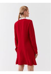 Red Valentino Sukienka codzienna 2R3VAGR5 Czerwony Regular Fit. Okazja: na co dzień. Kolor: czerwony. Materiał: wiskoza. Typ sukienki: proste. Styl: casual #4
