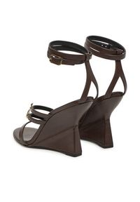 Patrizia Pepe Sandały 2X0043/L048 Brązowy. Kolor: brązowy. Materiał: skóra #5