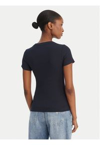 Guess Jeans T-Shirt W6GPZ3 KA0H1 Granatowy Slim Fit. Kolor: niebieski. Materiał: bawełna #2