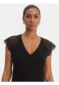 Morgan Bluzka 251-DMEG Czarny Regular Fit. Kolor: czarny. Materiał: wiskoza #3