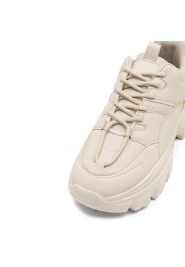 DeeZee Sneakersy LIV WAG1252301A Beżowy. Kolor: beżowy. Materiał: materiał