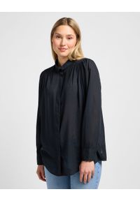 Lee - DAMSKA KOSZULA LEE SHIRRED BLOUSE UNIONALL BLK 112341608 #1