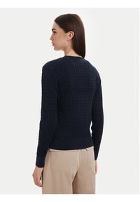 TOMMY HILFIGER - Tommy Hilfiger Kardigan WW0WW43329 Granatowy Regular Fit. Kolor: niebieski. Materiał: bawełna #4