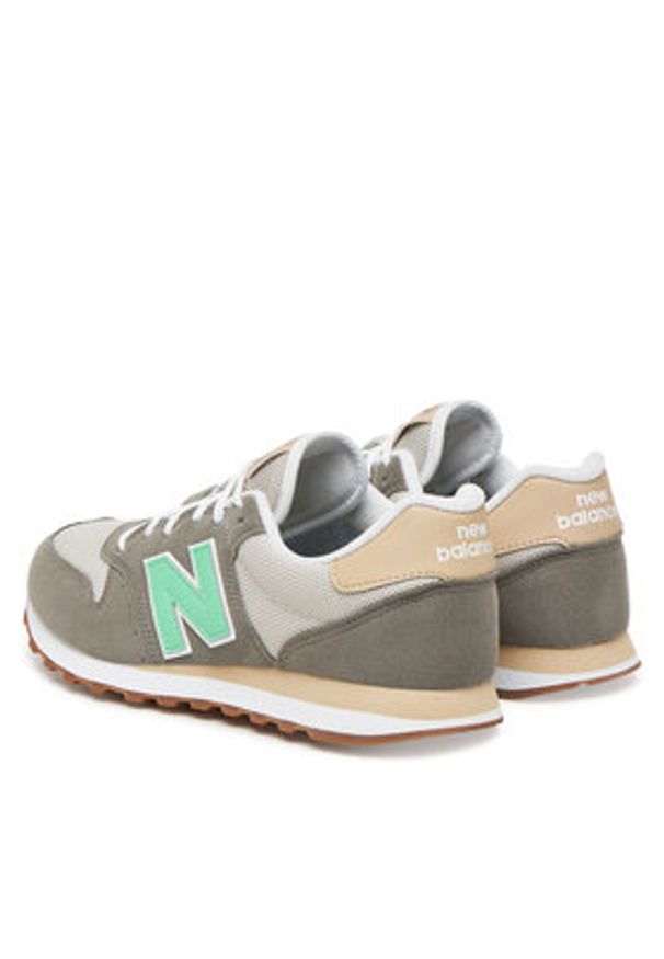 New Balance Sneakersy GM500TPG Zielony. Kolor: zielony. Materiał: zamsz, skóra
