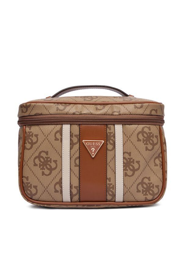 Guess Kosmetyczka TWSO78 38039 Beżowy. Kolor: beżowy. Materiał: skóra