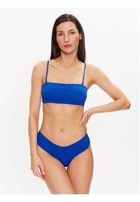 Calvin Klein Swimwear Dół od bikini KW0KW02046 Niebieski. Kolor: niebieski. Materiał: syntetyk #3