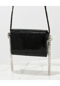 ALEXANDRE VAUTHIER - Czarna torebka z kryształami Emmanuelle. Kolor: czarny. Materiał: jedwab, wiskoza #3