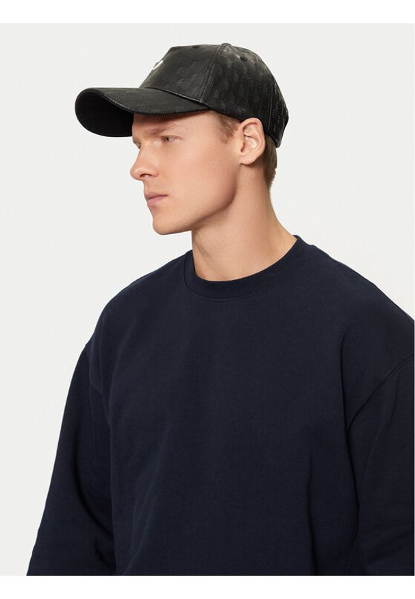 Guess Czapka z daszkiem AM9494 POL01 Czarny. Kolor: czarny. Materiał: skóra