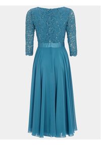 Swing Sukienka koktajlowa 5AE01600 Niebieski Regular Fit. Kolor: niebieski. Materiał: syntetyk. Styl: wizytowy #2