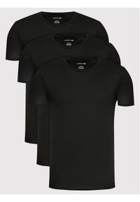 Lacoste Komplet 3 t-shirtów TH3321 Czarny Slim Fit. Kolor: czarny. Materiał: bawełna #1
