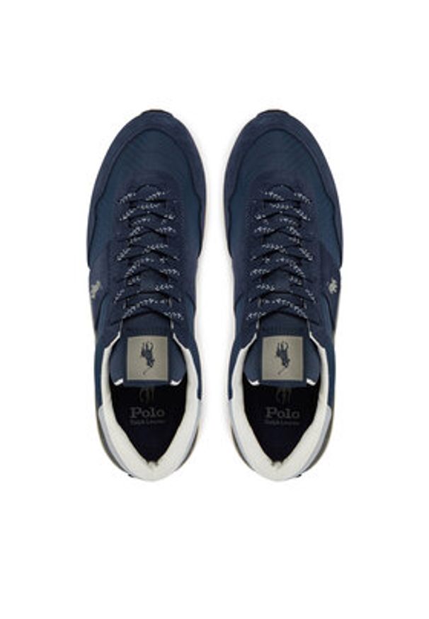 Polo Ralph Lauren Sneakersy 809965081002 Granatowy. Kolor: niebieski. Materiał: skóra