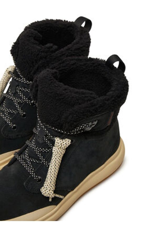 Merrell Śniegowce Marquette Thermo Lace Wp J007056 Czarny. Kolor: czarny. Materiał: zamsz, skóra
