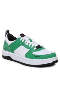Sneakersy Hugo. Kolor: zielony