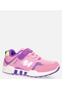 Casu - Różowe buty sportowe casu 20x2/m. Kolor: różowy, wielokolorowy, fioletowy #2