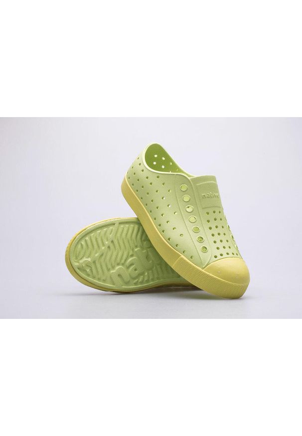 Native Shoes - Trampki dziecięce NATIVE JEFFERSON BLOOM buty do chodzenia. Kolor: zielony. Sport: turystyka piesza