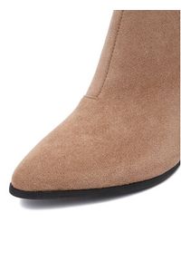 DeeZee Botki E-5133-6 Beżowy. Kolor: beżowy. Materiał: materiał #2