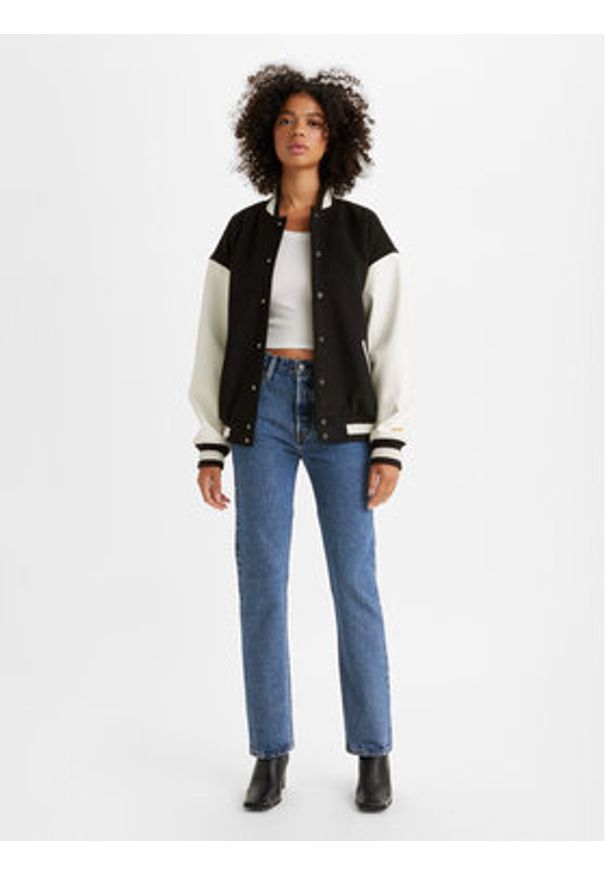 Levi's® Jeansy 501® 12501-0438 Granatowy Straight Fit. Kolor: niebieski