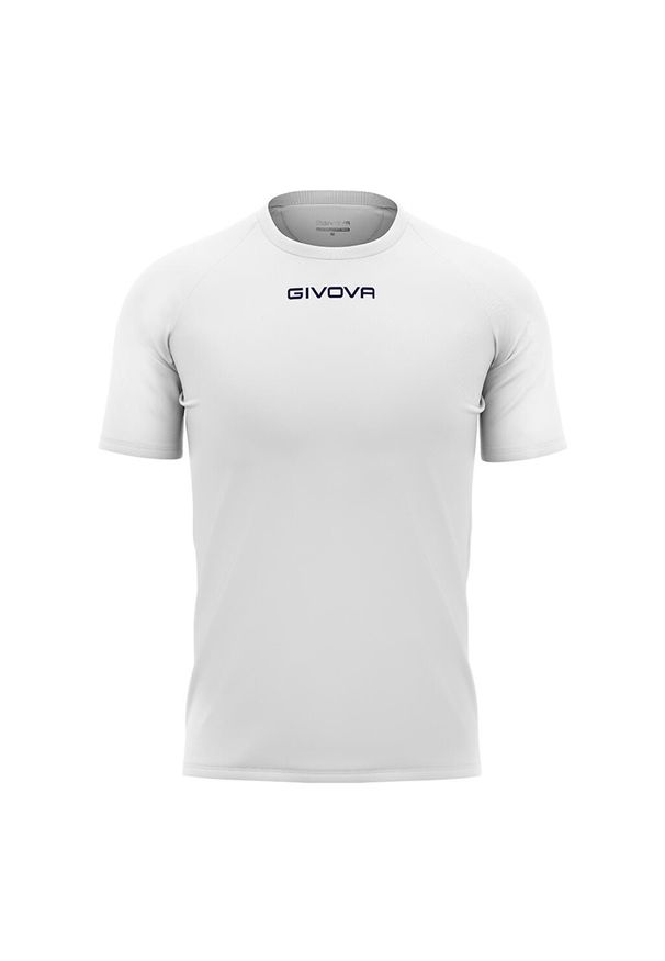Koszulka piłkarska dla dorosłych Givova Capo MC. Kolor: biały. Sport: piłka nożna