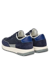 Calvin Klein Sneakersy Low Top Lace Up Repreve Mix HM0HM01714 Granatowy. Kolor: niebieski. Materiał: zamsz, skóra #4