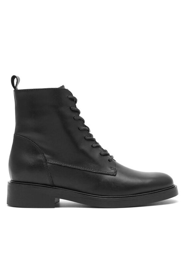 Gino Rossi - GINO ROSSI Trzewiki ANITA-25205PE Czarny. Kolor: czarny. Materiał: skóra