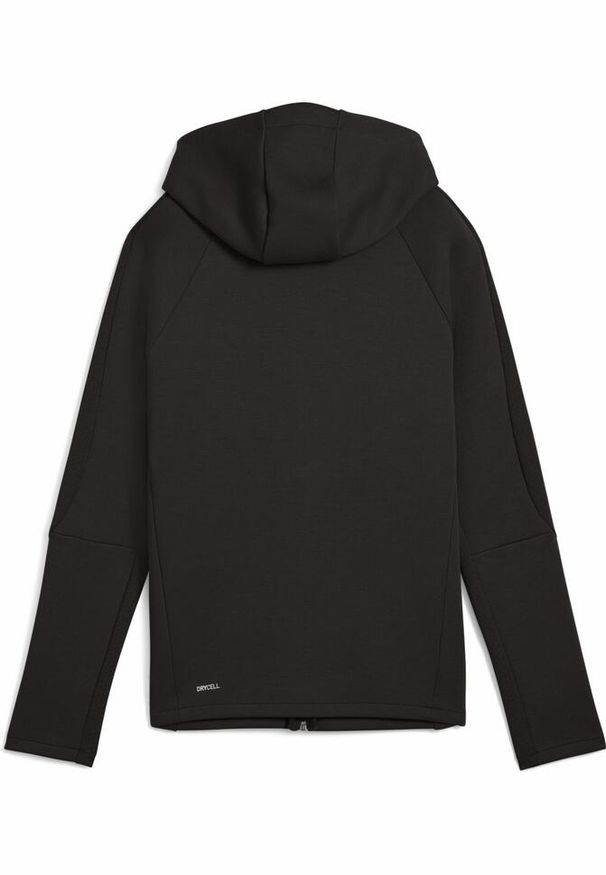 Puma - Damska rozpinana bluza z kapturem EVOSTRIPE PUMA Black. Typ kołnierza: kaptur. Kolor: czarny