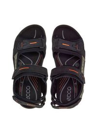 ecco - ECCO Sandały Yucatan Sandal Sanda 6956450034. Kolor: czarny. Materiał: skóra, nubuk #3