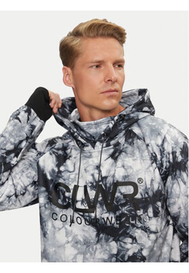 Colourwear Bluza Bowl Hood 2.0 7010303 Czarny Regular Fit. Kolor: czarny. Materiał: syntetyk