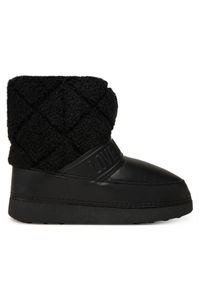 Love Moschino - LOVE MOSCHINO Śniegowce JA24412G0NISJ00A Czarny. Kolor: czarny. Materiał: skóra