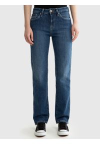 Big-Star - Spodnie jeans damskie Myrra 313. Okazja: na co dzień. Kolor: niebieski. Styl: casual, sportowy #1