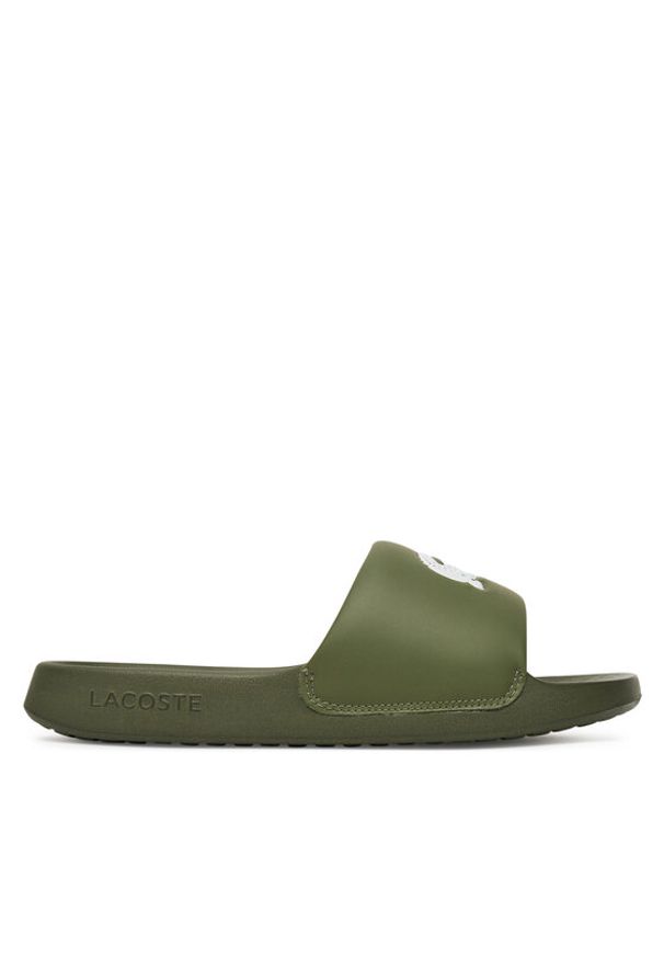 Lacoste Klapki 7-49CMA0021 Khaki. Kolor: brązowy. Materiał: syntetyk