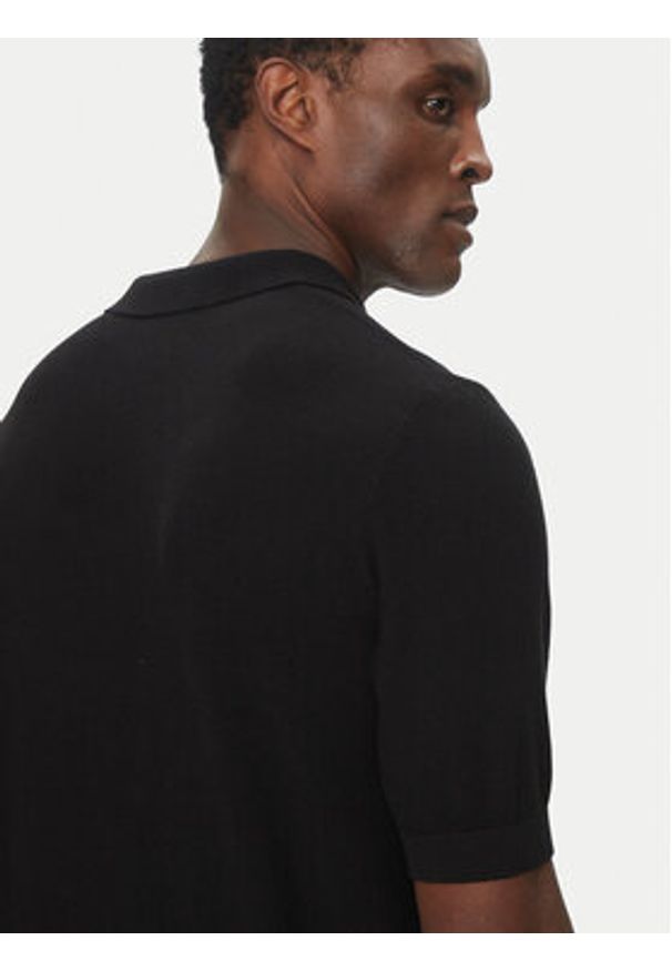 Richmond X Sweter UMP25128PO Czarny Regular Fit. Kolor: czarny. Materiał: bawełna