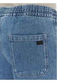 BOSS Szorty jeansowe 50537804 Niebieski Relaxed Fit. Kolor: niebieski. Materiał: bawełna